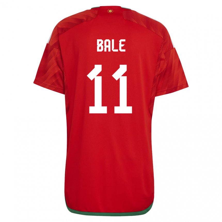 Barn Wales Gareth Bale #11 Rød Hjemmetrøye Drakt Trøye 22-24 Skjorter T-skjorte