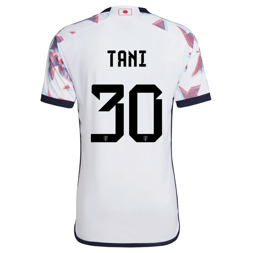 Dame Japans Kosei Tani #30 Hvit Bortetrøye Drakt Trøye 22-24 Skjorter T-skjorte