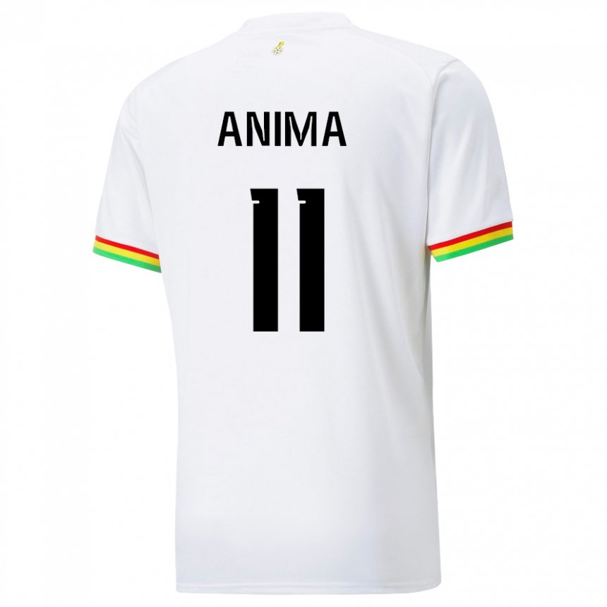Barn Ghanas Naomi Anima #11 Hvit Hjemmetrøye Drakt Trøye 22-24 Skjorter T-skjorte