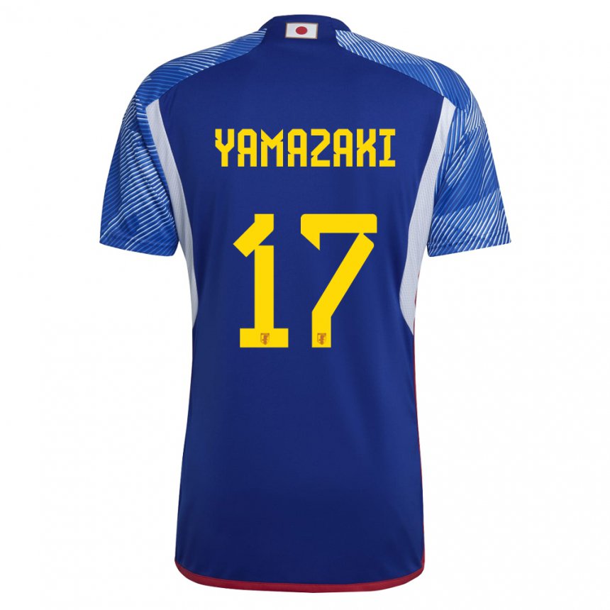 Barn Japans Taishin Yamazaki #17 Kongeblå Hjemmetrøye Drakt Trøye 22-24 Skjorter T-skjorte