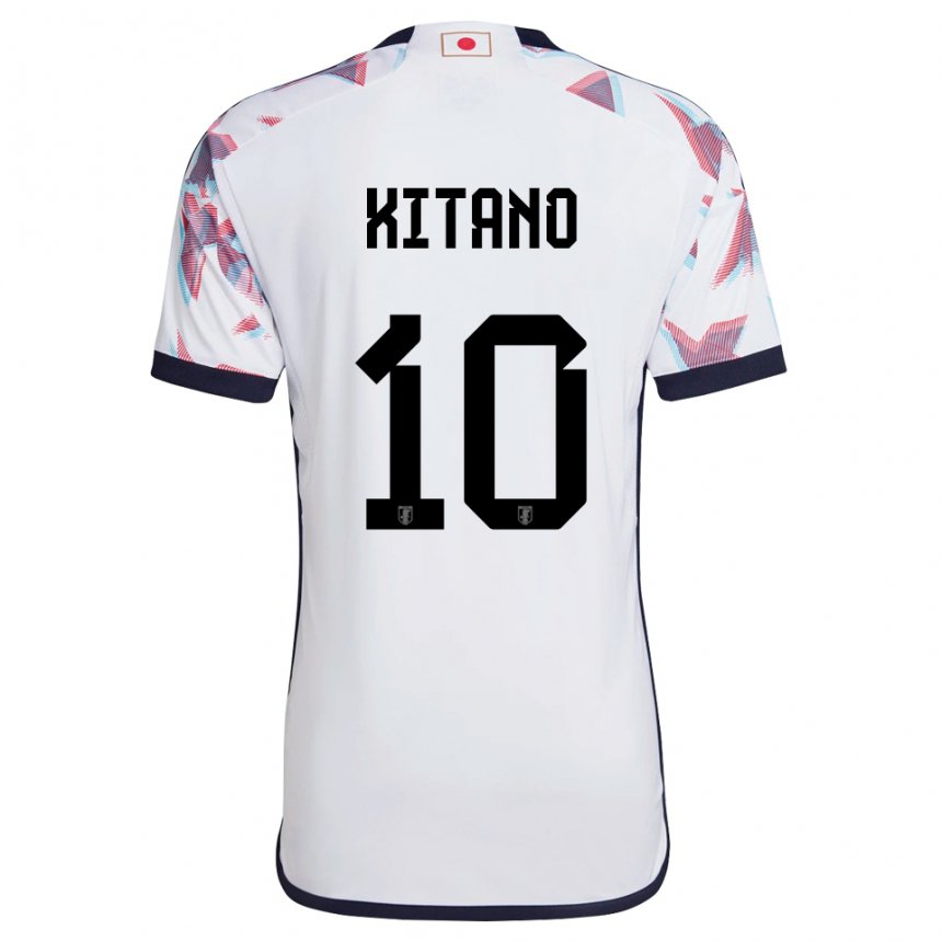 Barn Japans Sota Kitano #10 Hvit Bortetrøye Drakt Trøye 22-24 Skjorter T-skjorte