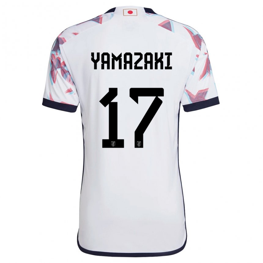 Barn Japans Taishin Yamazaki #17 Hvit Bortetrøye Drakt Trøye 22-24 Skjorter T-skjorte