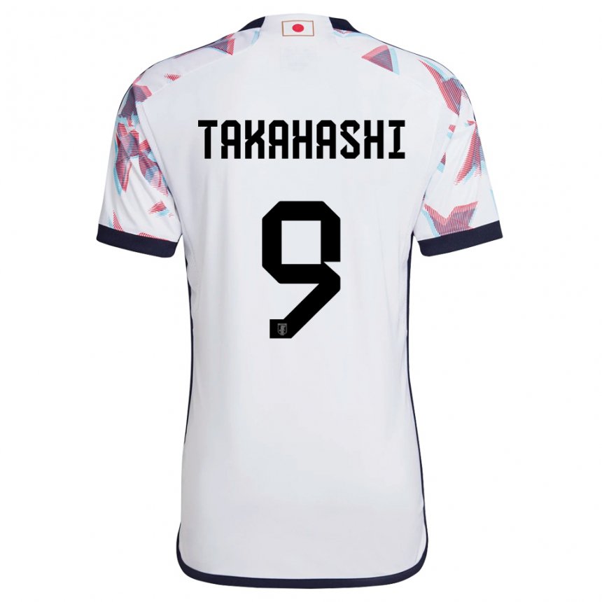 Mann Japans Hikaru Takahashi #9 Hvit Bortetrøye Drakt Trøye 22-24 Skjorter T-skjorte