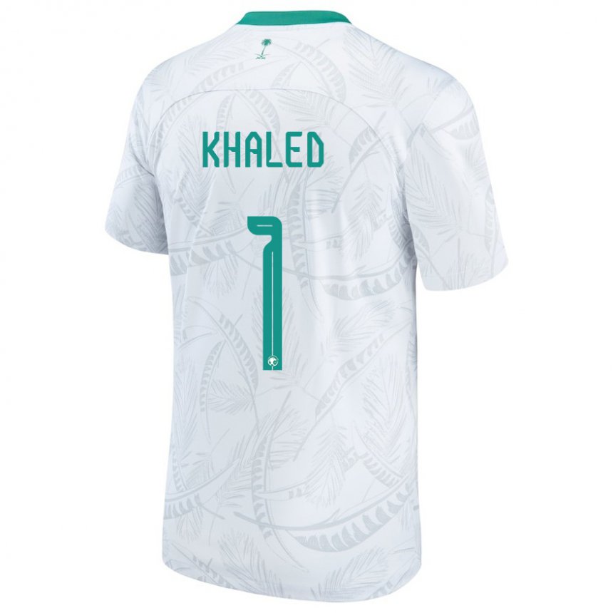 Dame Saudi-arabias Sarah Khaled #1 Hvit Hjemmetrøye Drakt Trøye 22-24 Skjorter T-skjorte