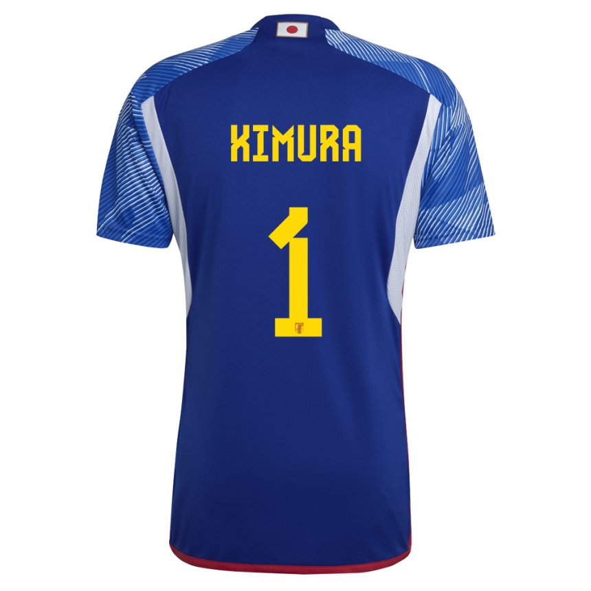 Dame Japans Ryoya Kimura #1 Kongeblå Hjemmetrøye Drakt Trøye 22-24 Skjorter T-skjorte