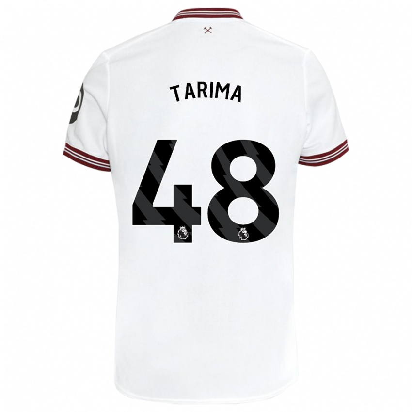 Barn Sean Tarima #48 Hvit Bortetrøye Drakt Trøye 2023/24 Skjorter T-Skjorte