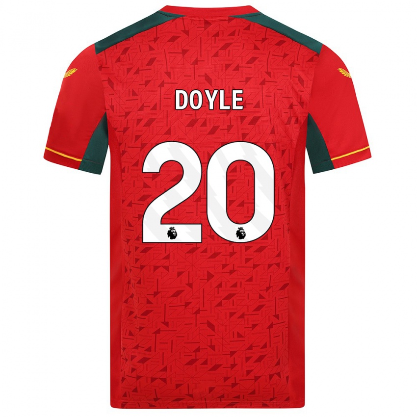 Barn Tommy Doyle #20 Rød Bortetrøye Drakt Trøye 2023/24 Skjorter T-Skjorte