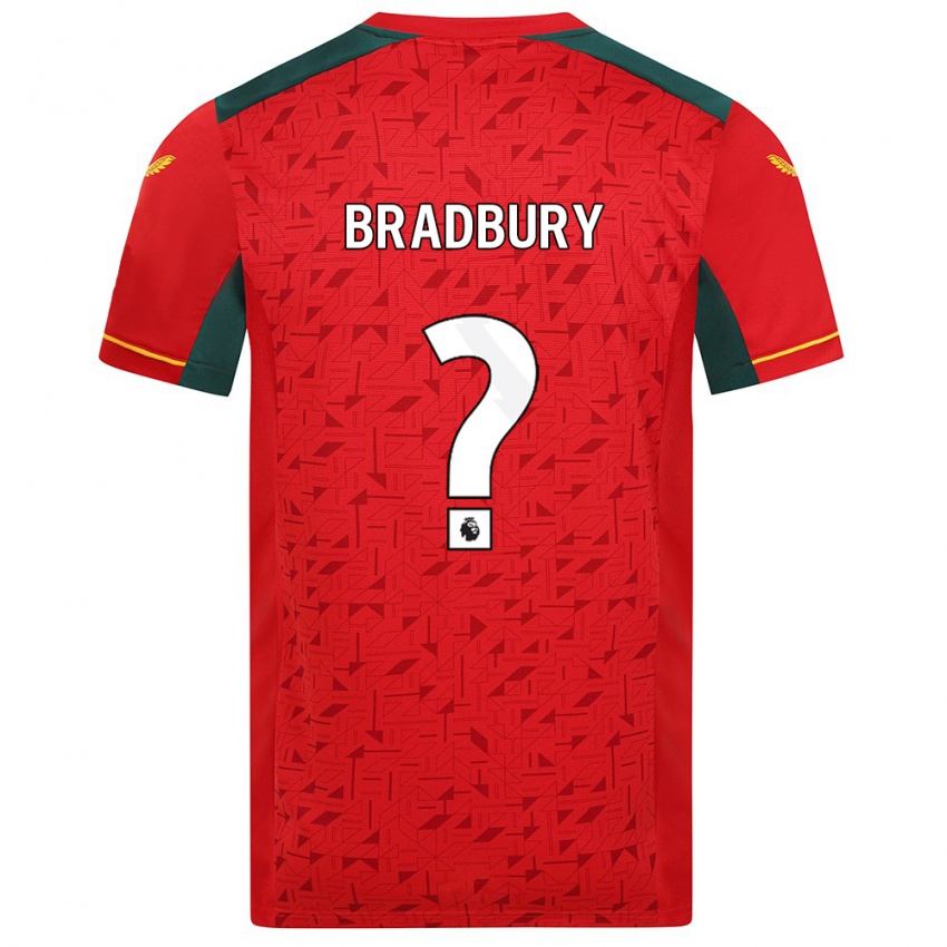 Barn Mackenzie Bradbury #0 Rød Bortetrøye Drakt Trøye 2023/24 Skjorter T-Skjorte