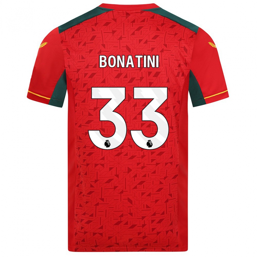 Barn Leo Bonatini #33 Rød Bortetrøye Drakt Trøye 2023/24 Skjorter T-Skjorte
