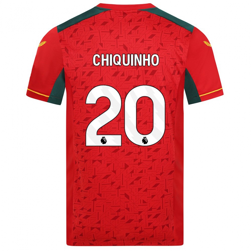 Barn Chiquinho #20 Rød Bortetrøye Drakt Trøye 2023/24 Skjorter T-Skjorte