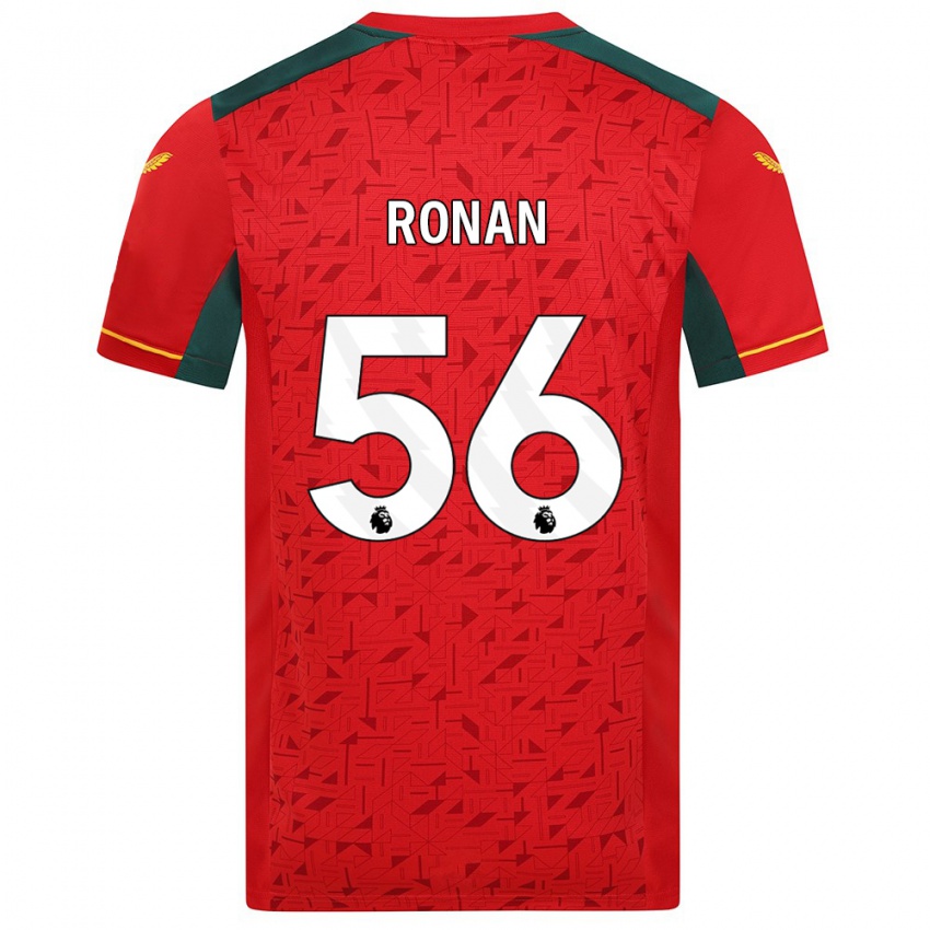 Barn Connor Ronan #56 Rød Bortetrøye Drakt Trøye 2023/24 Skjorter T-Skjorte