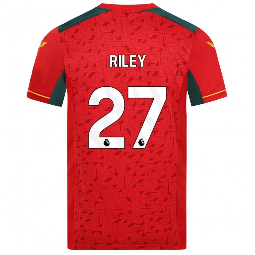 Barn Lauren Riley #27 Rød Bortetrøye Drakt Trøye 2023/24 Skjorter T-Skjorte