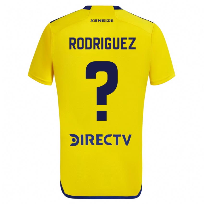 Barn Román Rodríguez #0 Gul Bortetrøye Drakt Trøye 2023/24 Skjorter T-Skjorte