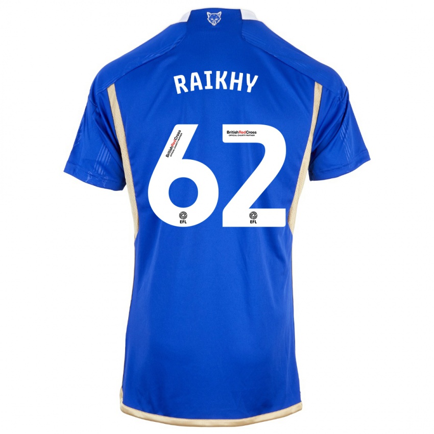 Mann Arjan Raikhy #62 Kongeblå Hjemmetrøye Drakt Trøye 2023/24 Skjorter T-Skjorte