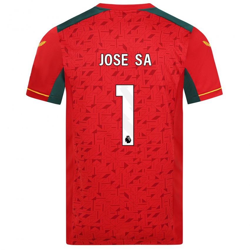 Mann Jose Sa #1 Rød Bortetrøye Drakt Trøye 2023/24 Skjorter T-Skjorte