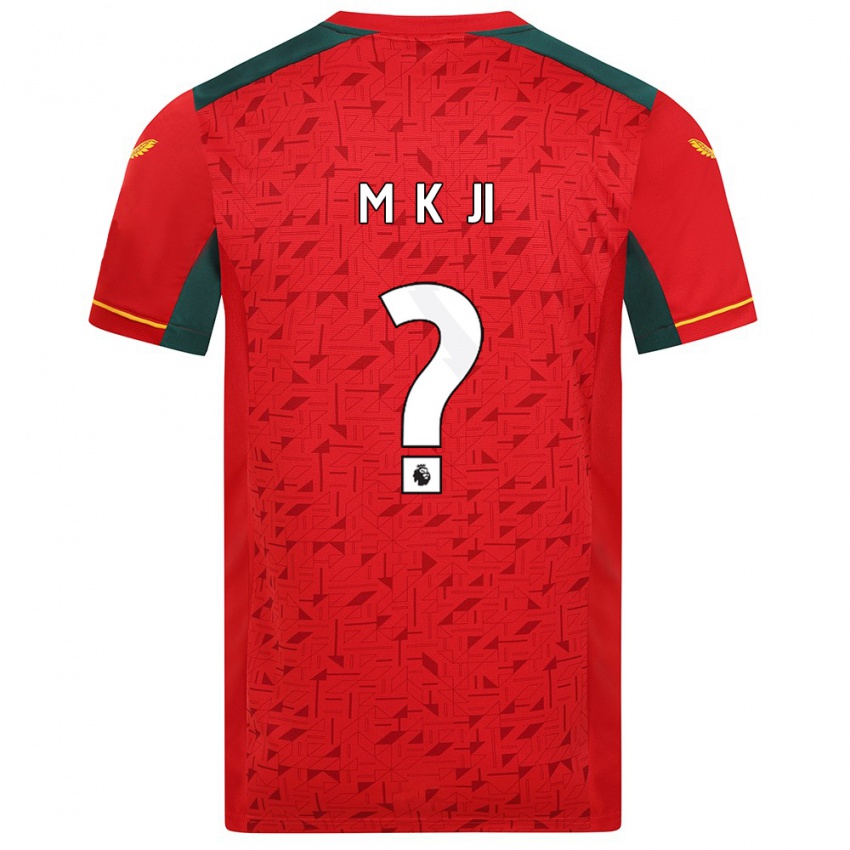 Mann Min-Kyu Ji #0 Rød Bortetrøye Drakt Trøye 2023/24 Skjorter T-Skjorte