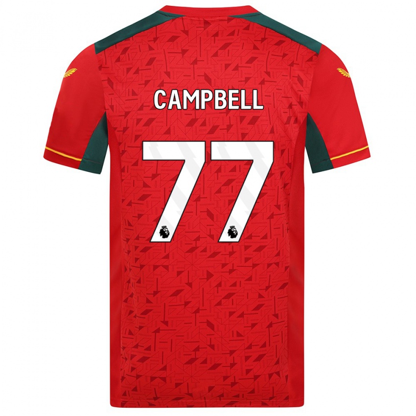 Mann Chem Campbell #77 Rød Bortetrøye Drakt Trøye 2023/24 Skjorter T-Skjorte
