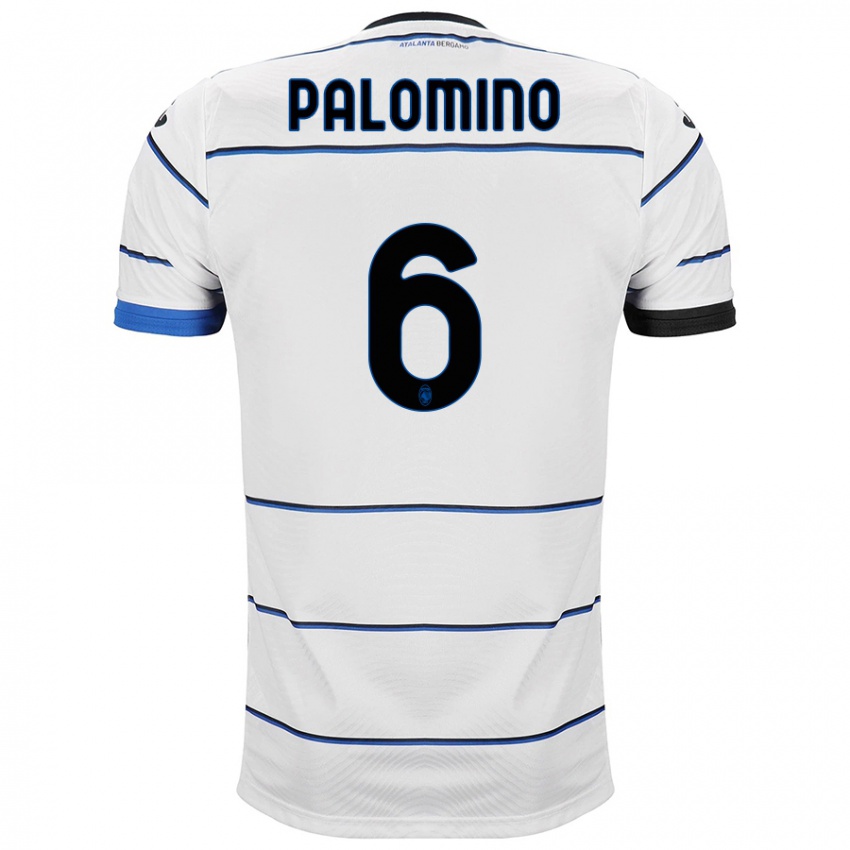 Mann Jose Luis Palomino #6 Hvit Bortetrøye Drakt Trøye 2023/24 Skjorter T-Skjorte