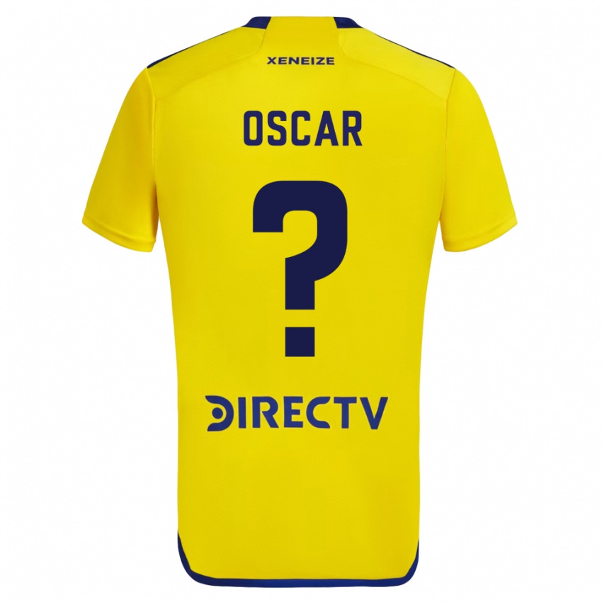 Mann Óscar Romero #0 Gul Bortetrøye Drakt Trøye 2023/24 Skjorter T-Skjorte