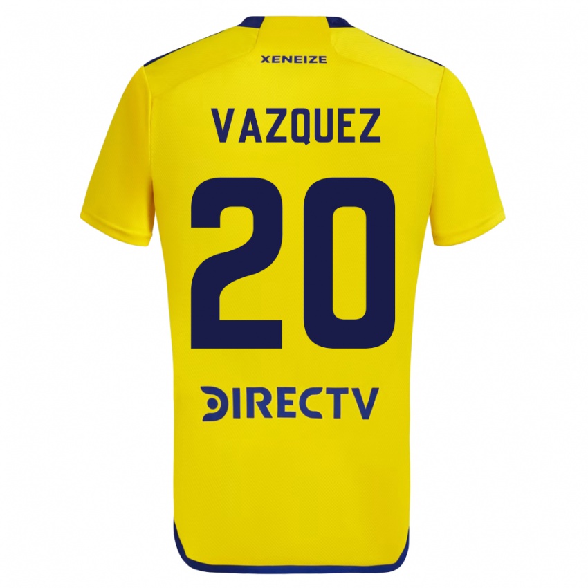 Mann Constanza Vazquez #20 Gul Bortetrøye Drakt Trøye 2023/24 Skjorter T-Skjorte