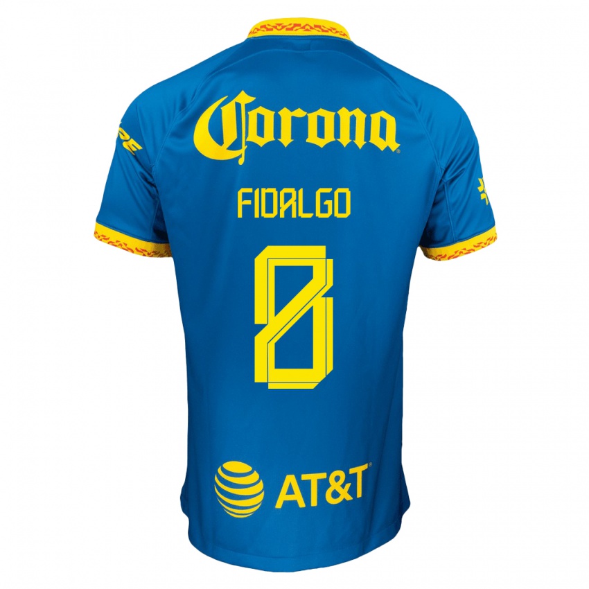 Mann Alvaro Fidalgo #8 Blå Bortetrøye Drakt Trøye 2023/24 Skjorter T-Skjorte