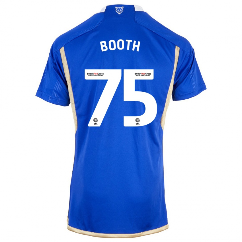 Dame Zach Booth #75 Kongeblå Hjemmetrøye Drakt Trøye 2023/24 Skjorter T-Skjorte