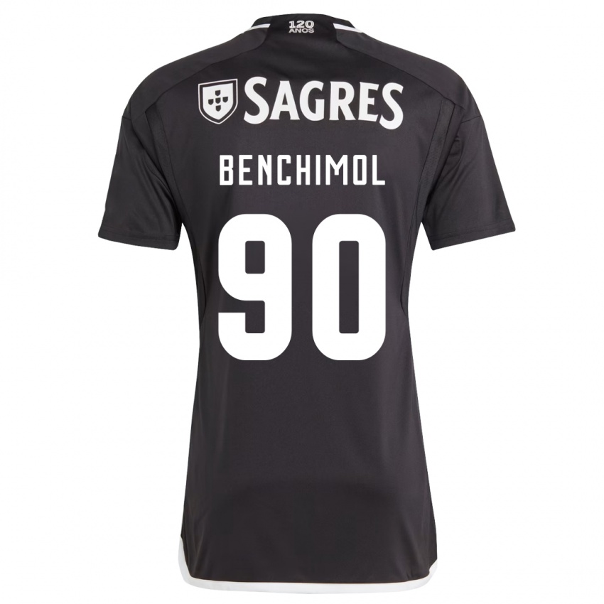 Dame Benchimol #90 Svart Bortetrøye Drakt Trøye 2023/24 Skjorter T-Skjorte