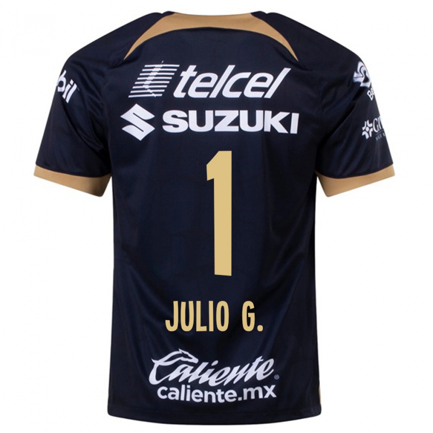 Dame Julio Gonzalez #1 Mørke Blå Bortetrøye Drakt Trøye 2023/24 Skjorter T-Skjorte