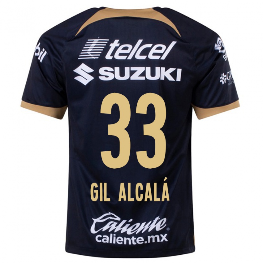 Dame Gil Alcala #33 Mørke Blå Bortetrøye Drakt Trøye 2023/24 Skjorter T-Skjorte