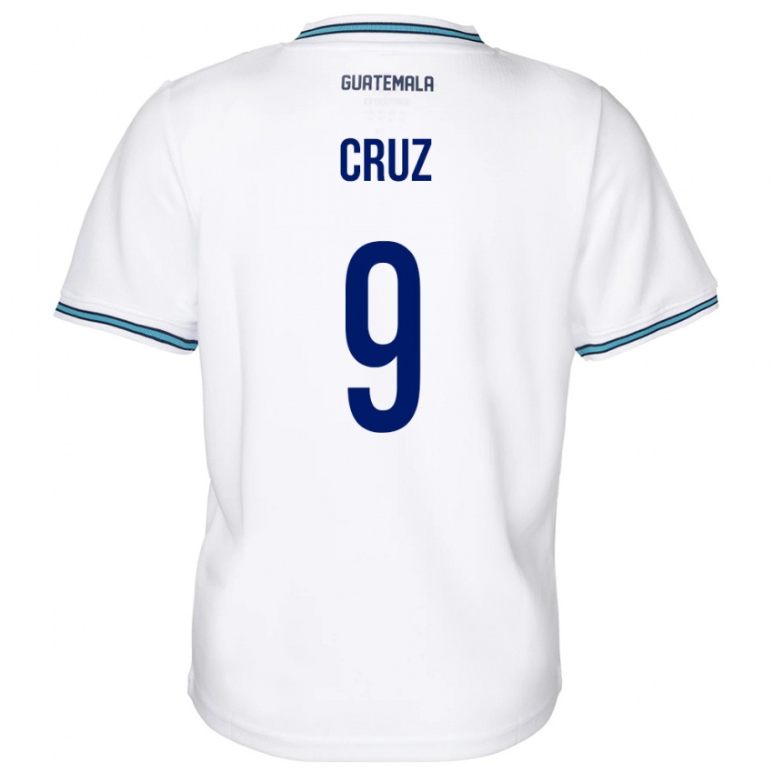 Mann Guatemala Celsa Cruz #9 Hvit Hjemmetrøye Drakt Trøye 24-26 Skjorter T-Skjorte