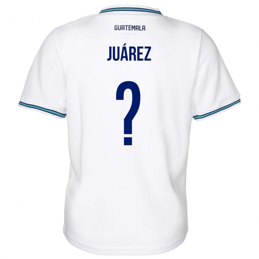 Mann Guatemala Ailyn Juárez #0 Hvit Hjemmetrøye Drakt Trøye 24-26 Skjorter T-Skjorte