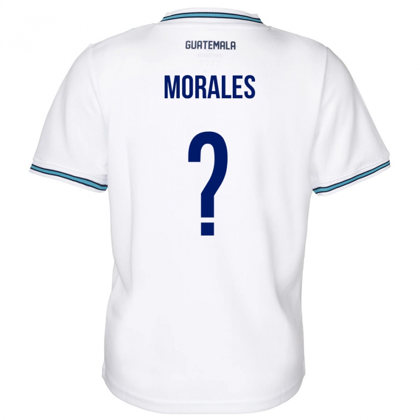 Mann Guatemala Karla Morales #0 Hvit Hjemmetrøye Drakt Trøye 24-26 Skjorter T-Skjorte