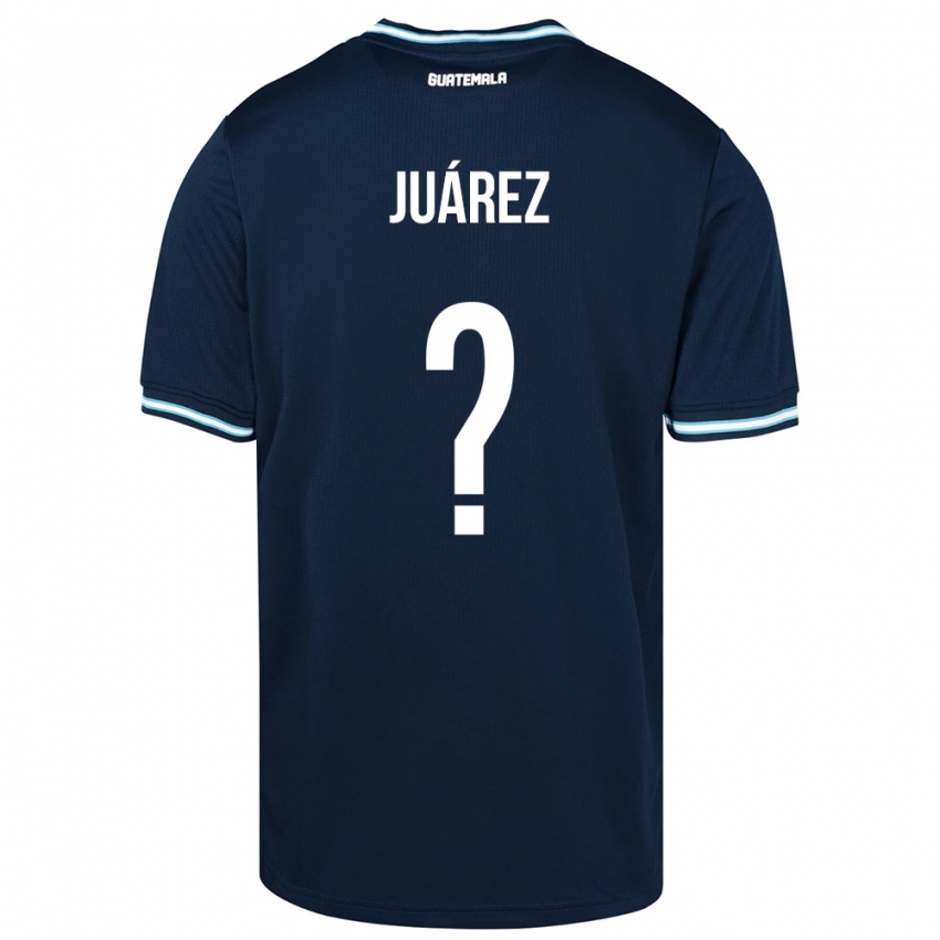 Mann Guatemala Ailyn Juárez #0 Blå Bortetrøye Drakt Trøye 24-26 Skjorter T-Skjorte
