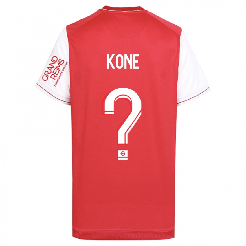 Barn Abdoul Koné #0 Rød Hjemmetrøye Drakt Trøye 2023/24 Skjorter T-Skjorte