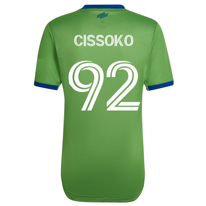 Barn Abdoulaye Cissoko #92 Grønn Hjemmetrøye Drakt Trøye 2023/24 Skjorter T-Skjorte