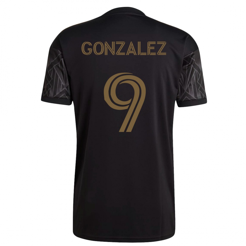 Barn Mario González #9 Svart Hjemmetrøye Drakt Trøye 2023/24 Skjorter T-Skjorte