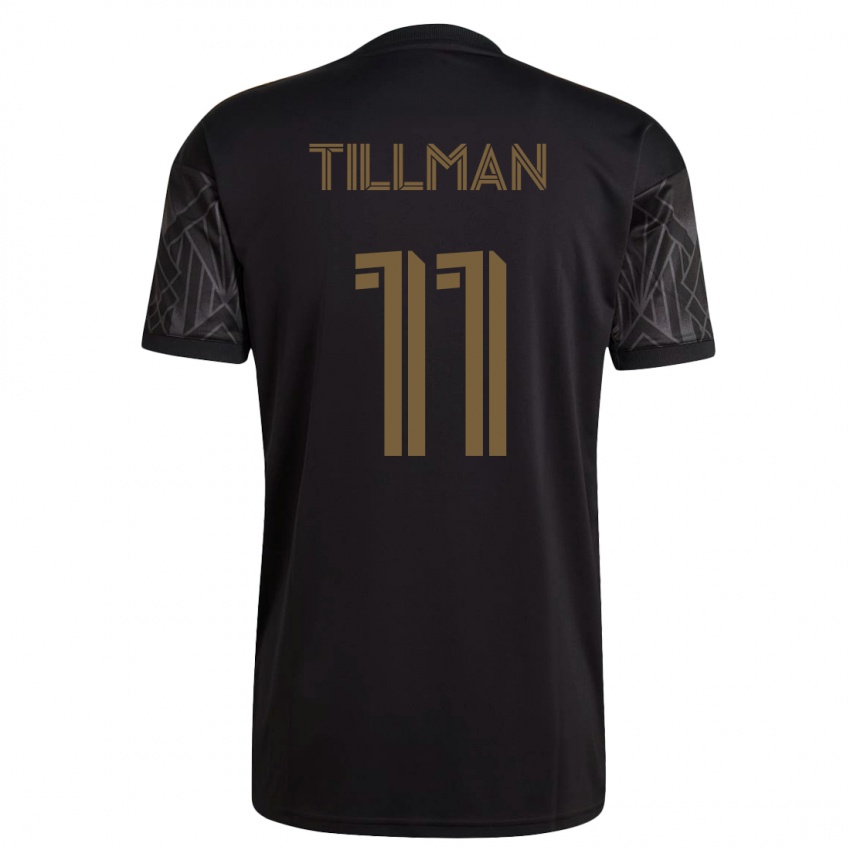 Barn Timothy Tillman #11 Svart Hjemmetrøye Drakt Trøye 2023/24 Skjorter T-Skjorte
