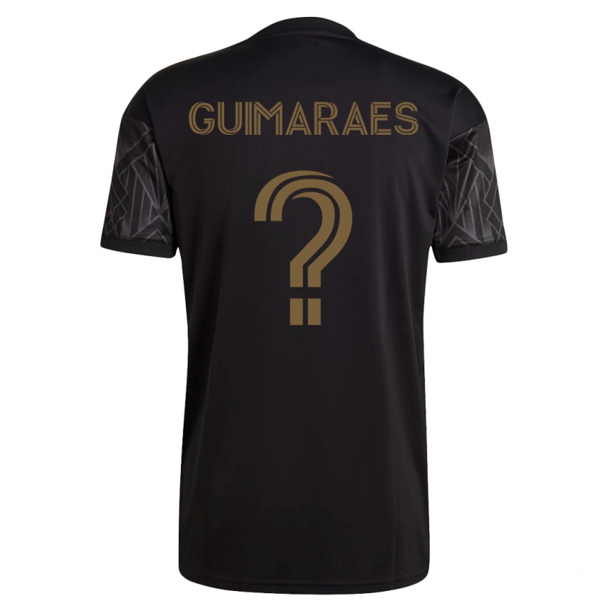 Barn Pedro Guimaraes #0 Svart Hjemmetrøye Drakt Trøye 2023/24 Skjorter T-Skjorte