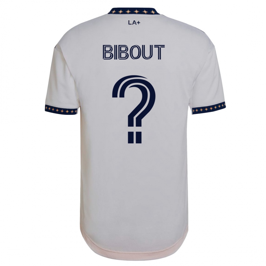Barn Aaron Bibout #0 Hvit Hjemmetrøye Drakt Trøye 2023/24 Skjorter T-Skjorte
