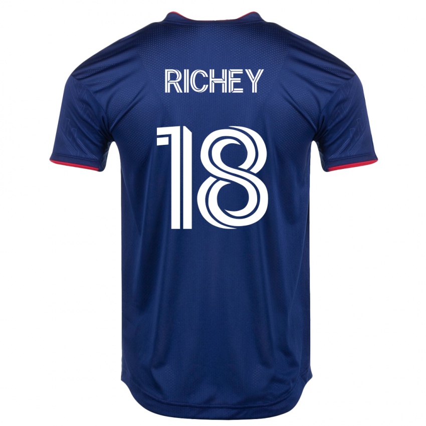 Barn Spencer Richey #18 Marinen Hjemmetrøye Drakt Trøye 2023/24 Skjorter T-Skjorte