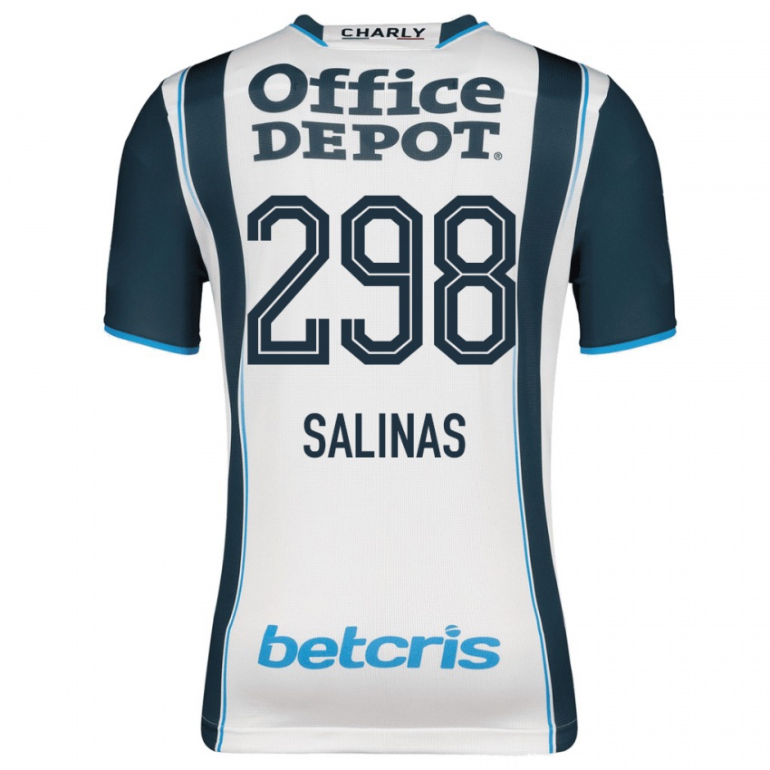Barn Jesús Salinas #298 Marinen Hjemmetrøye Drakt Trøye 2023/24 Skjorter T-Skjorte