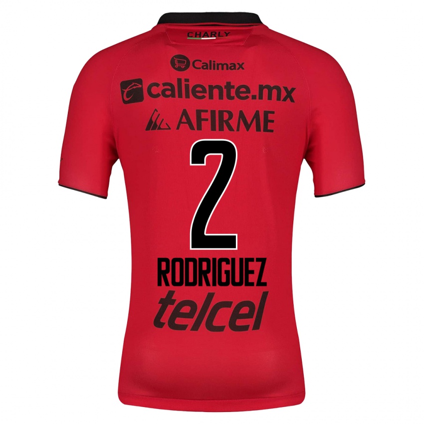 Barn Antonio Rodríguez #2 Rød Hjemmetrøye Drakt Trøye 2023/24 Skjorter T-Skjorte