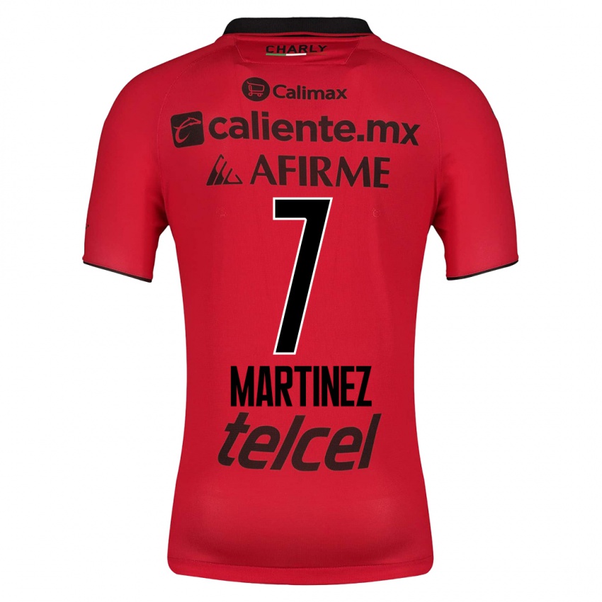 Barn Alejandro Martínez #7 Rød Hjemmetrøye Drakt Trøye 2023/24 Skjorter T-Skjorte