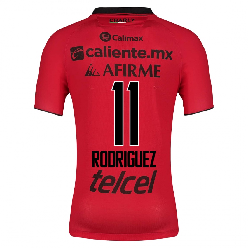Barn Lucas Rodríguez #11 Rød Hjemmetrøye Drakt Trøye 2023/24 Skjorter T-Skjorte