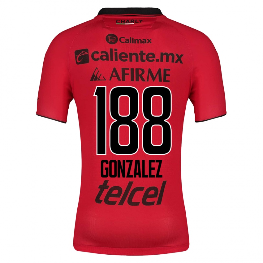 Barn Jorge González #188 Rød Hjemmetrøye Drakt Trøye 2023/24 Skjorter T-Skjorte