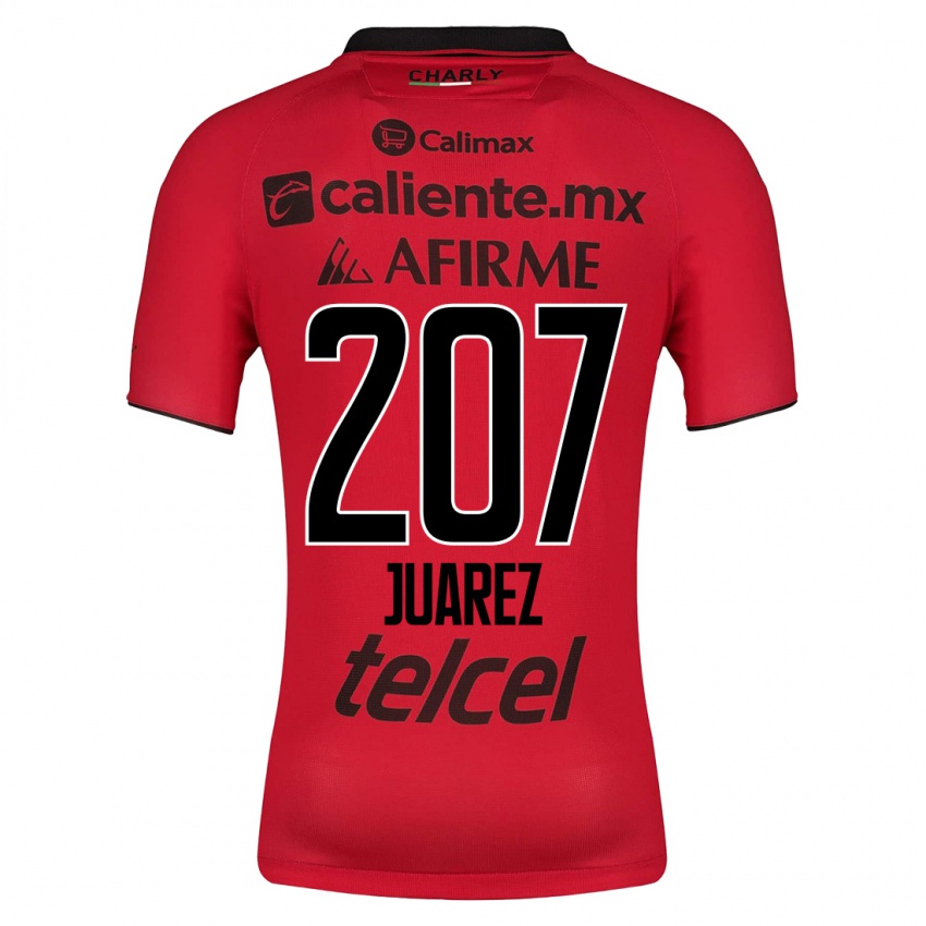 Barn José Juárez #207 Rød Hjemmetrøye Drakt Trøye 2023/24 Skjorter T-Skjorte