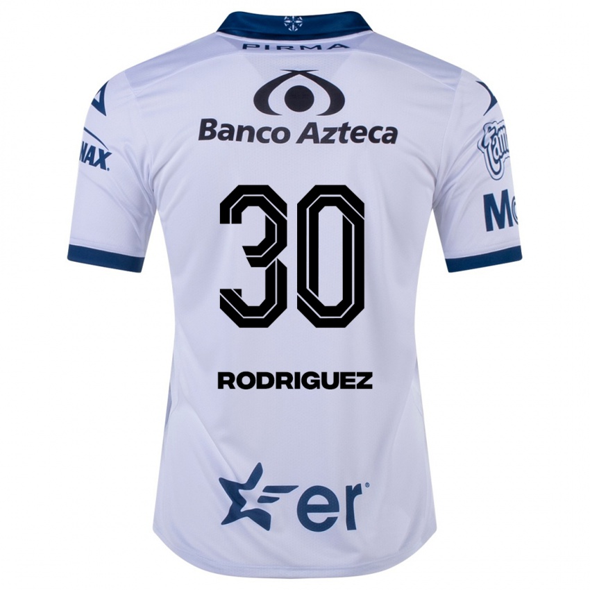 Barn Jesús Rodríguez #30 Hvit Hjemmetrøye Drakt Trøye 2023/24 Skjorter T-Skjorte