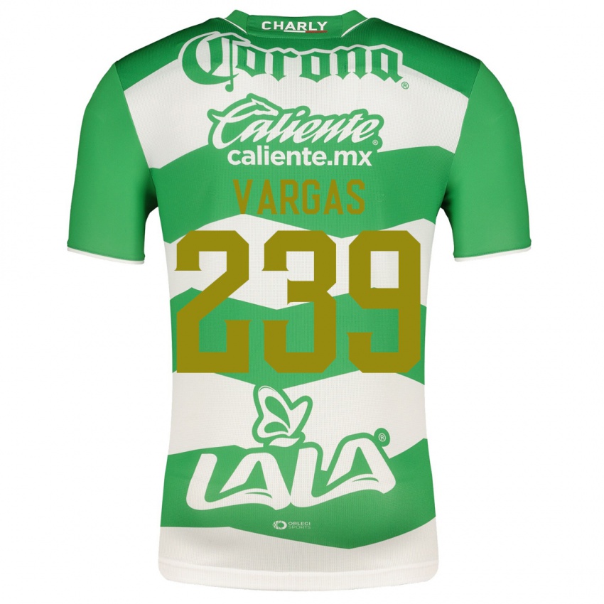 Barn Diego Vargas #239 Grønn Hjemmetrøye Drakt Trøye 2023/24 Skjorter T-Skjorte