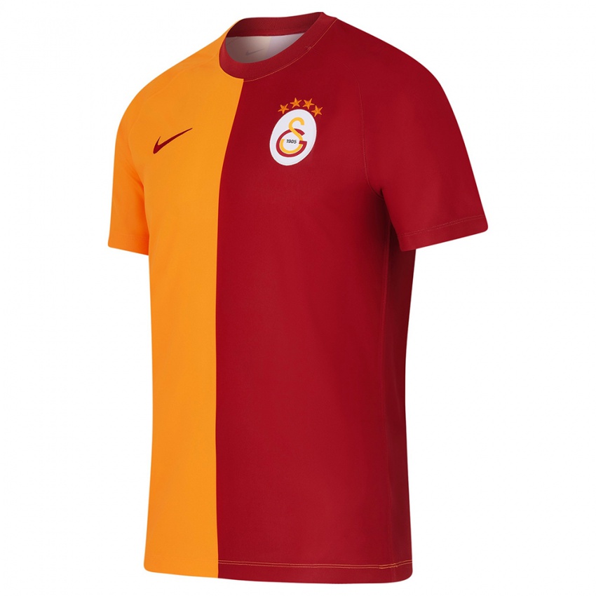 Barn Mehmet Akif Yıldırım #0 Oransje Hjemmetrøye Drakt Trøye 2023/24 Skjorter T-Skjorte