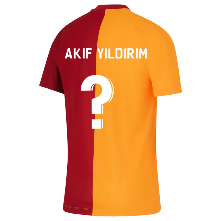 Barn Mehmet Akif Yıldırım #0 Oransje Hjemmetrøye Drakt Trøye 2023/24 Skjorter T-Skjorte